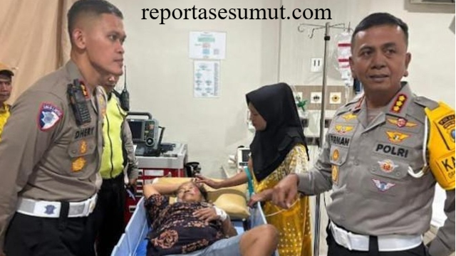 Polantas Tabrak Nenek Renta di Medan Viral Jadi Sorotan Publik